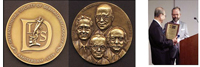 Dr. Daniel Su receives Medal from Dr. Heinz Kutzner